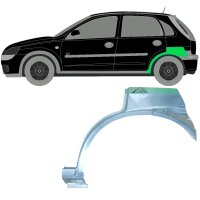 Hinten 5 Tür Radlauf Blech für Opel Corsa C 2003 - 2010 links