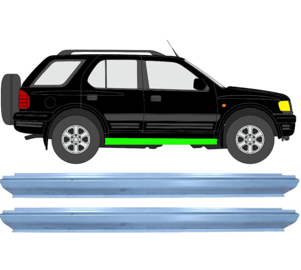 Schweller Blech Satz für Opel Frontera B 1998 - 2002 rechts & links