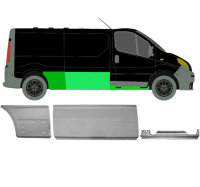 Lang Blech Satz für Renault Trafic 2001 - 2014 rechts