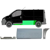 Kurz Blech Satz für Vauxhall Vivaro 2001 - 2014 links