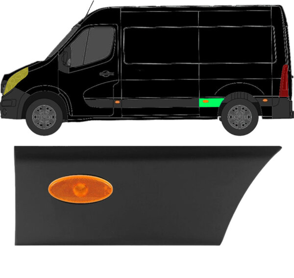 Hinten L2 Seitenleiste Markierungsleuchte für Vauxhall Movano Ab 2010 links