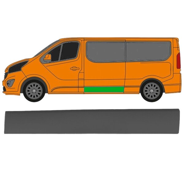 Seitenleiste für Vauxhall Vivaro 2014 links