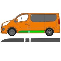 Kurz Seitenleiste Satz für Renault Trafic Ab 2014 links