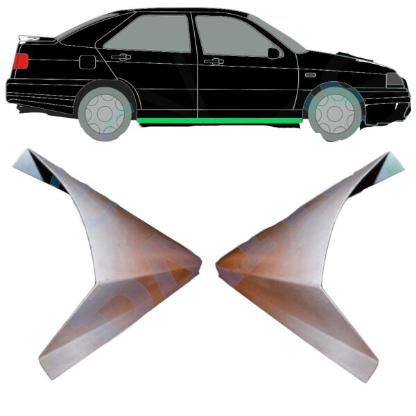 Hinten 3 Tür Radlauf Blech für Seat Ibiza 1984 - 1993 rechts