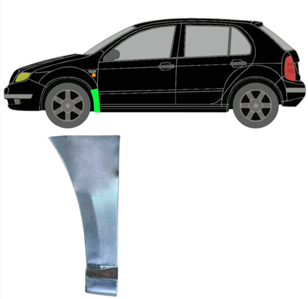 Vorne Kotflügel Blech für Skoda Fabia 1999 - 2007 links