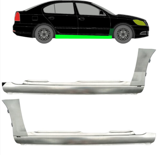 Vorne Kotflügel & Schweller Blech für Skoda Octavia II 04 – 13 links & rechts