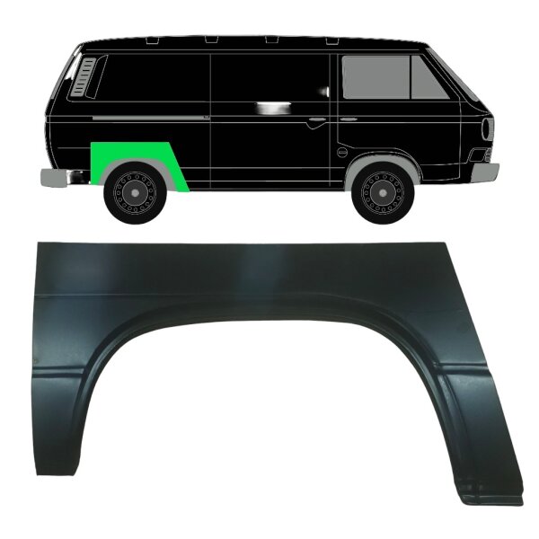 Hinten Radlauf Blech für Volkswagen Transporter T3 1979 - 1992 links