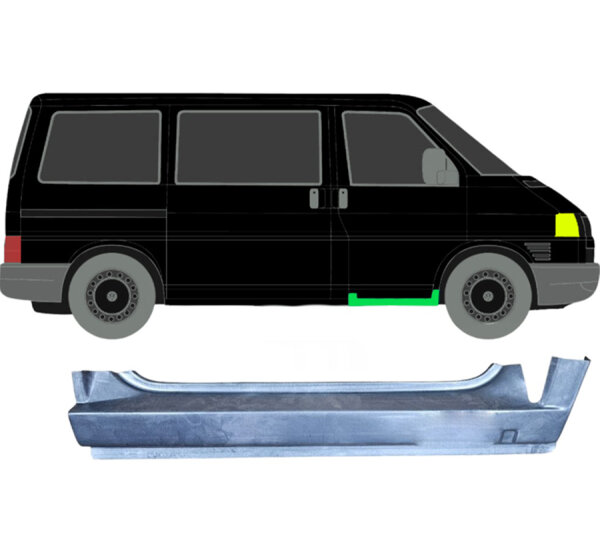 Einstiegsbleche vorn Schweller für Volkswagen Transporter T4 90 – 03 rechts