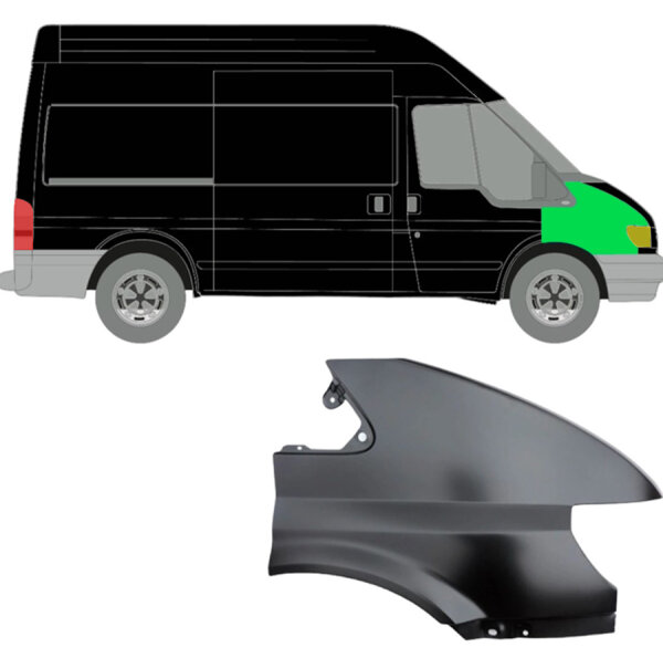 Vorne Kotflügel für Ford Transit 2000 - 2006 rechts