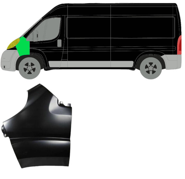 Vorne Kotflügel für Fiat Ducato 2006 - 2014 links