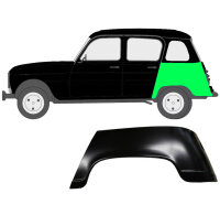 Hinten Kotflügel für Renault 4 1962 - 1993 links