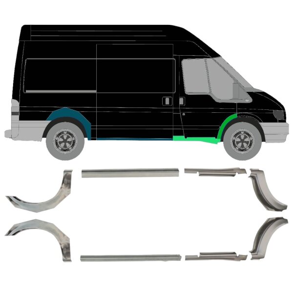 Vorne Einzelkabine Seitenleisten Satz für Nissan Nv 400 Ab 2010 rechts