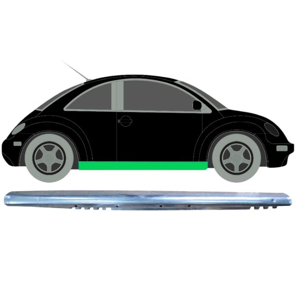 Voll Schweller Blech für Volkswagen Kein Cabrio 1998 - 2005 rechts