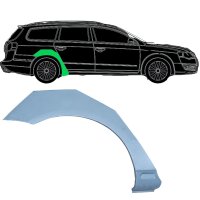 Hinten Radlauf Blech für Volkswagen Passat B6 2005 - 2010 rechts