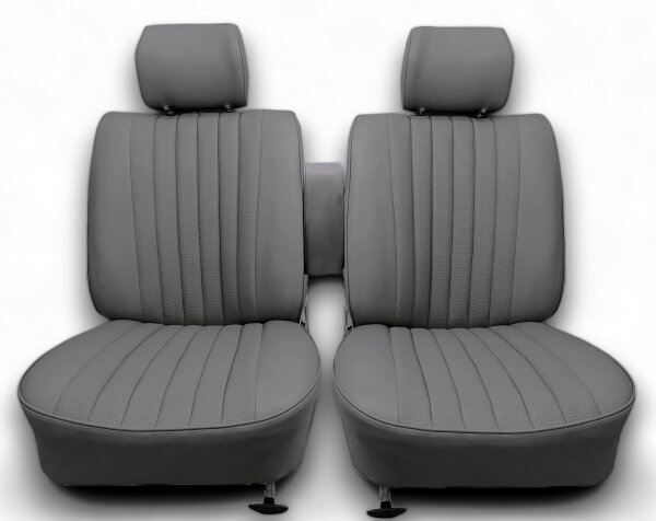 2x Maß Sitzauflage Sitzbezüge Schwarz Kunstleder für VW ID.3