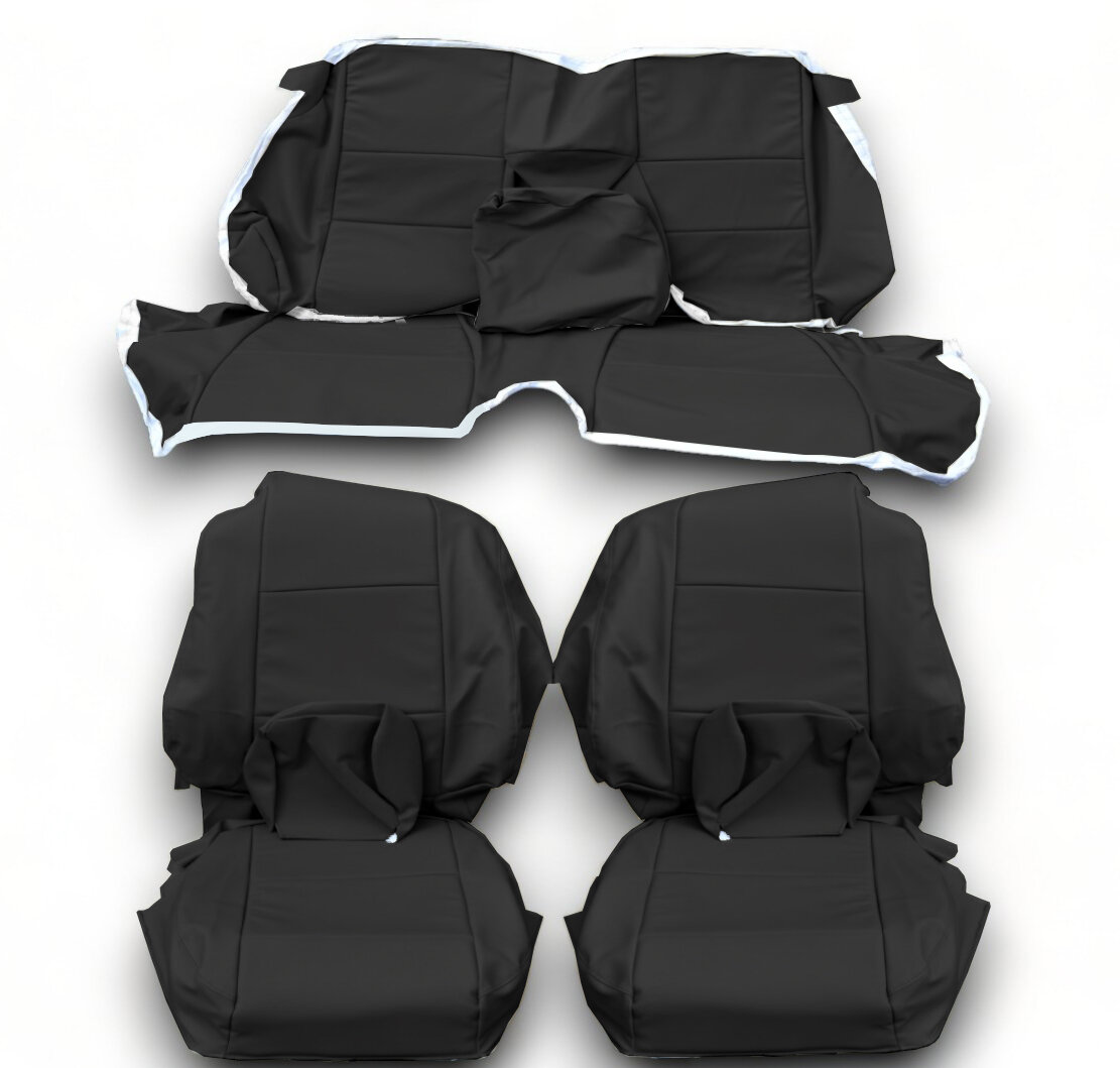 Auto Sitzbezüge Sets Für BMW E46 E90 E60, Leder Wasserdicht Verschleißfest  Innenraum Schonbezüge sitzschoner vorne und hinten.,A-Black Style :  : Auto & Motorrad