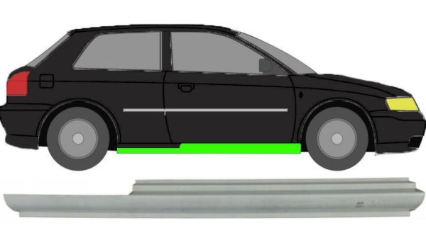 Schweller für Audi A3 B3 3 Türer 1996 - 2003 rechts